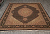 Load image into Gallery viewer, 7.9 x 9.9 Quality Handmade Wool and Silk Mahi Tabriz Rug #PIX-15158
