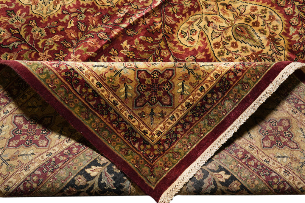 10 x 14 High End Quality Of India Handmade Rug Tabriz Haji #F-4357