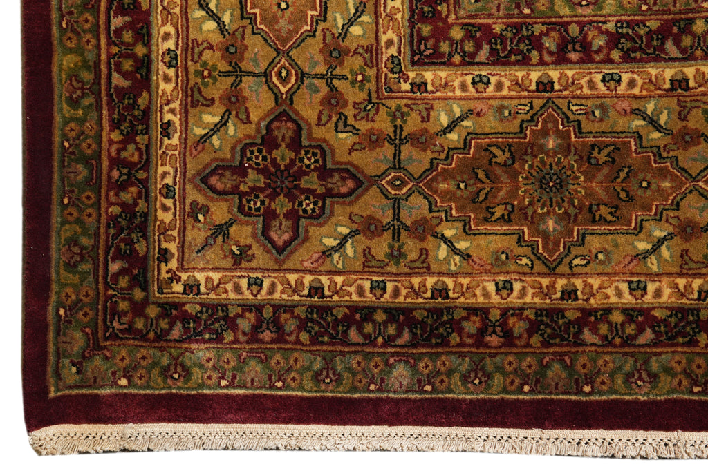 10 x 14 High End Quality Of India Handmade Rug Tabriz Haji #F-4357