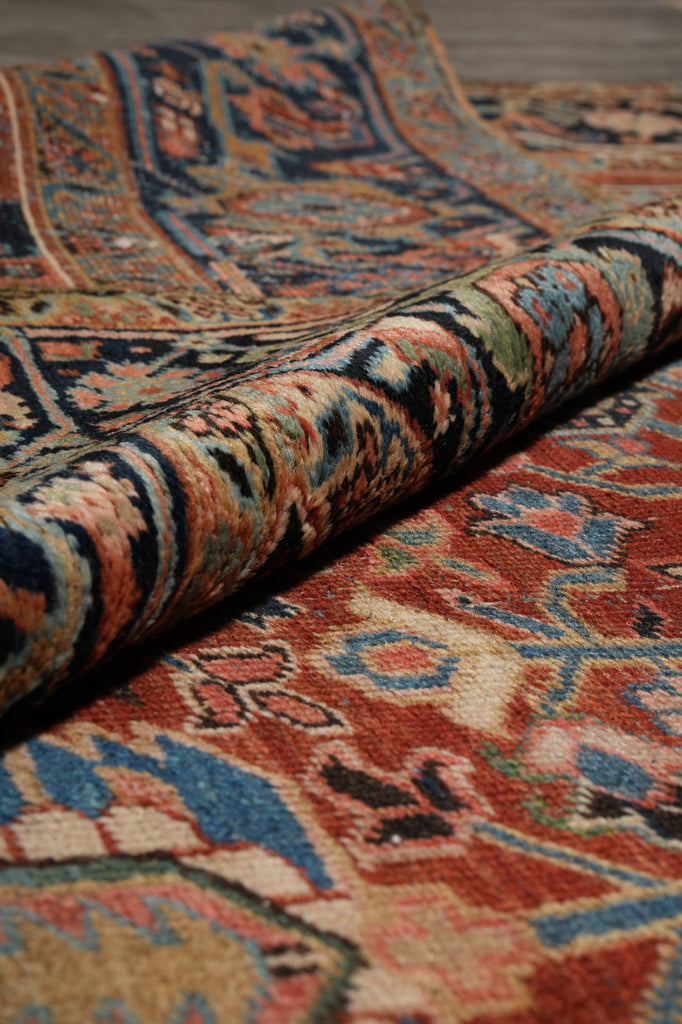 9.8 x 13 Authentic Handmade Persian Heriz Rug #PIX-25474
