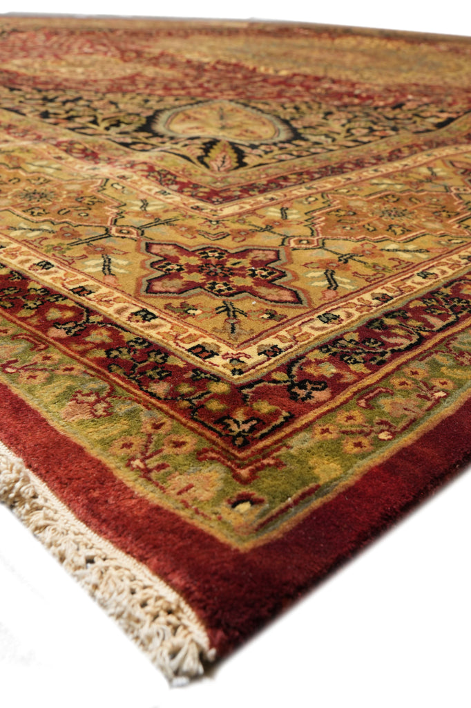 10 x 14 High End Quality Of India Handmade Rug Tabriz Haji #F-4357