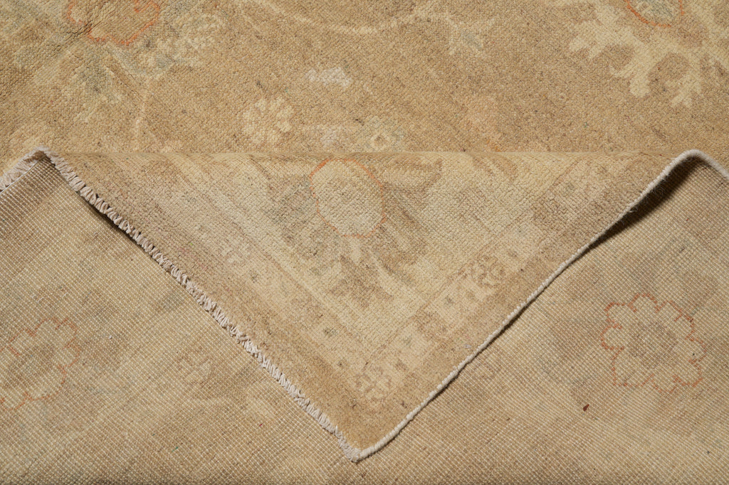 8 x 9.6 Neutral Handmade Chobi Peshawar Rug#PIX-25284