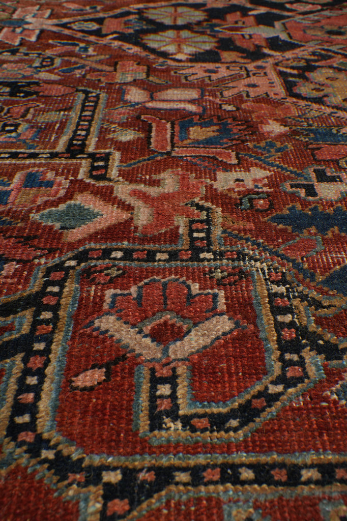 9.8 x 13 Authentic Handmade Persian Heriz Rug #PIX-25474