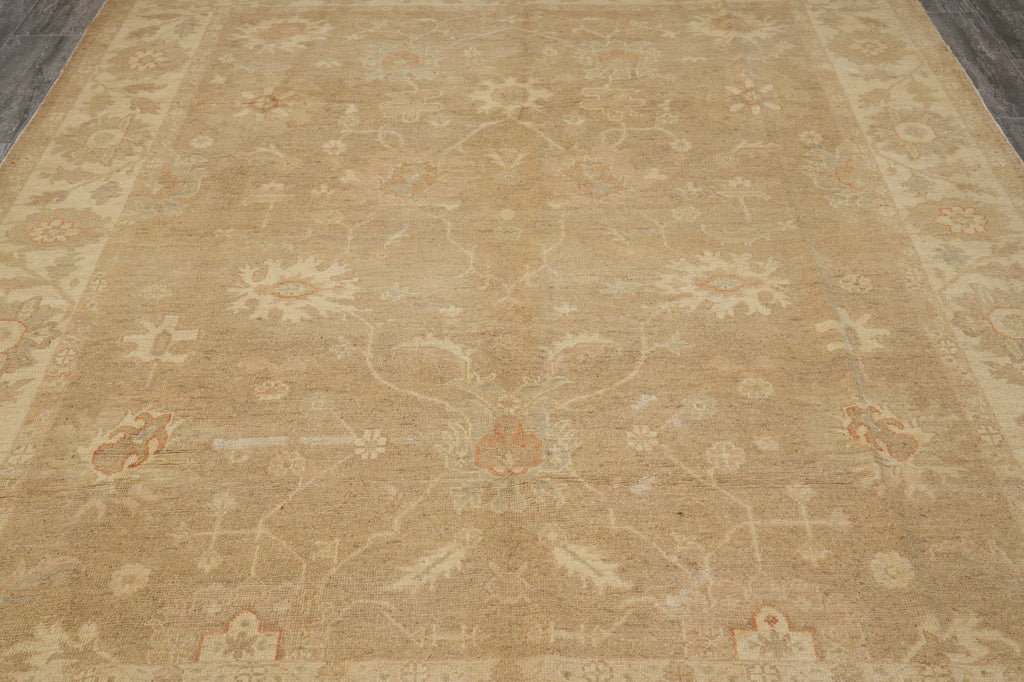 8 x 9.6 Neutral Handmade Chobi Peshawar Rug#PIX-25284