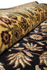 Load image into Gallery viewer, 9.10 x 14 High Quality Wool Dense Weave Hand-knotted India Rug Black #F-4358