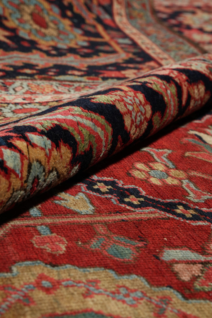 9.5 x 12.4 Rare Persian Semi-Antique Unusual Heriz Serapi Rug #PIX-23590