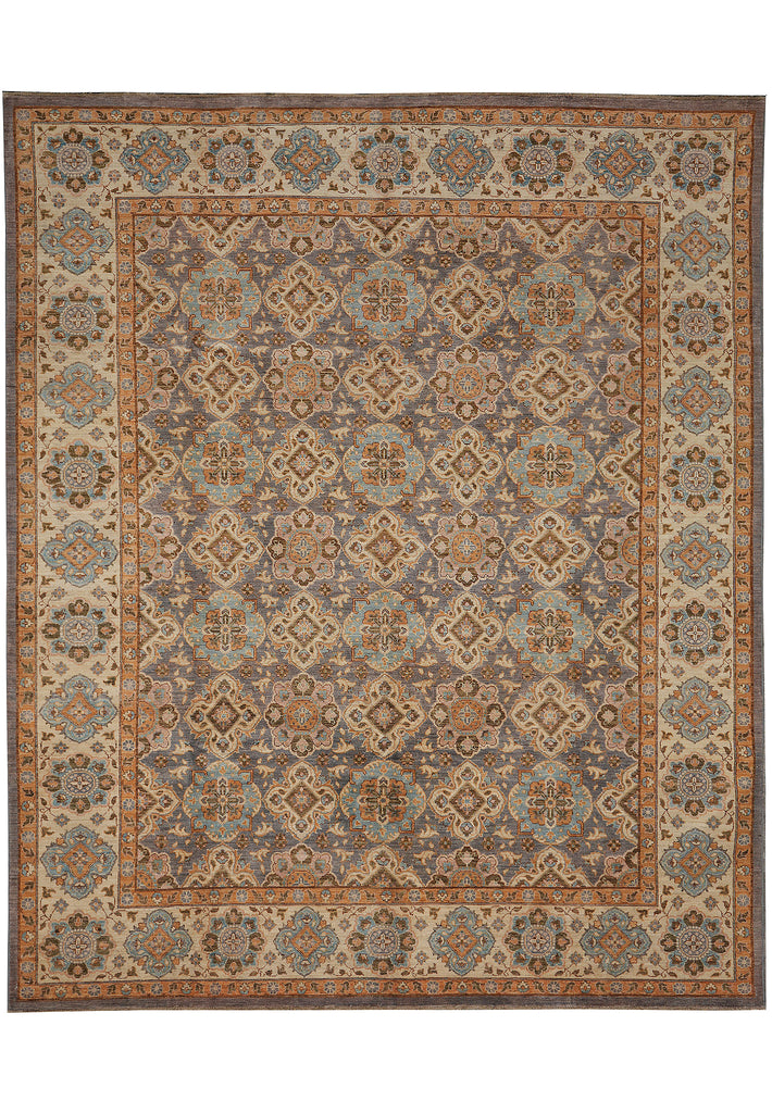 8 x 9.8 Quality Handmade Rug Transitional 