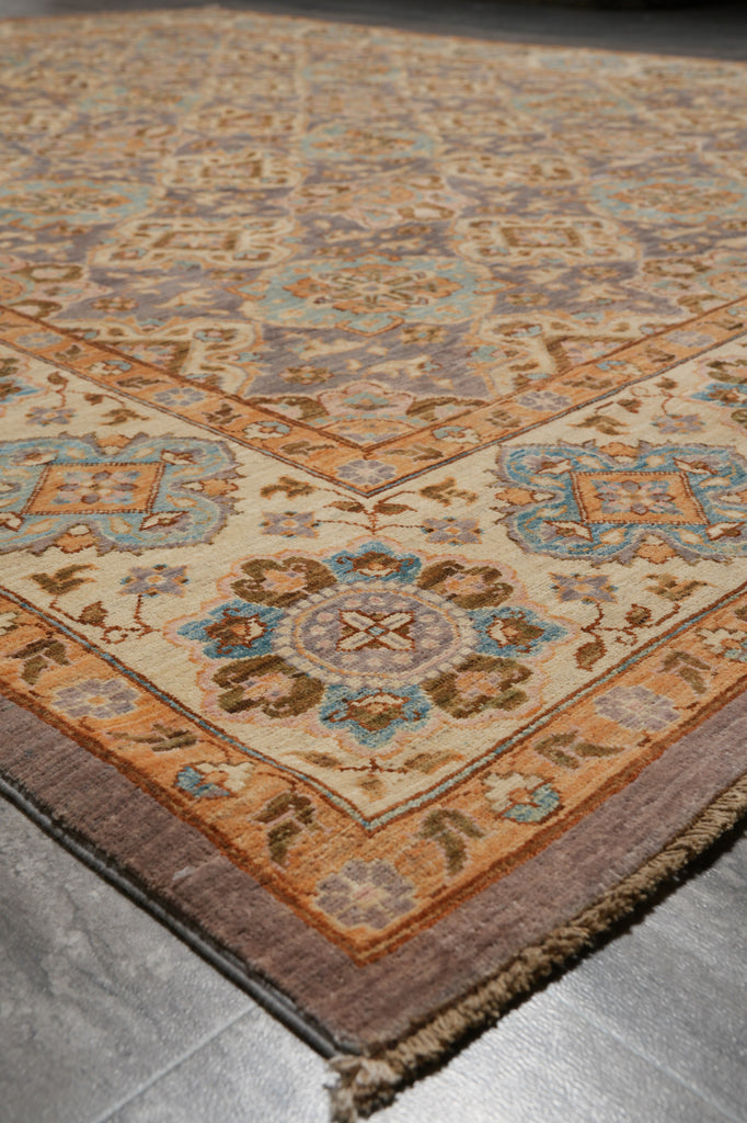 8 x 9.8 Quality Handmade Rug Transitional #PIX-28555