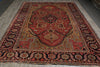 Load image into Gallery viewer, 9.5 x 12.4 Rare Persian Semi-Antique Unusual Heriz Serapi Rug #PIX-23590