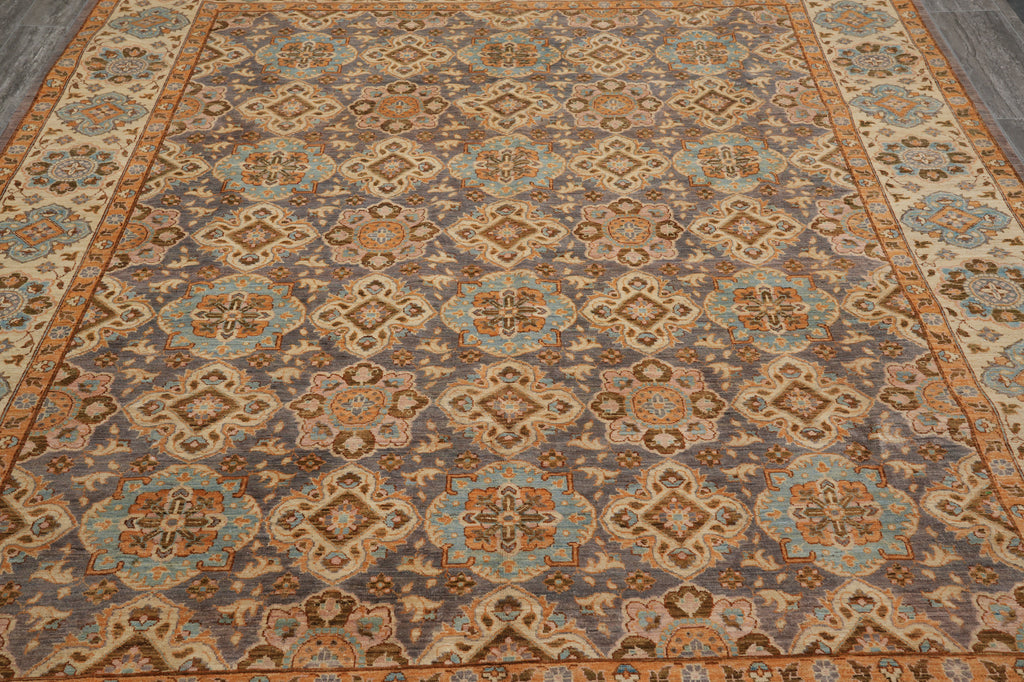8 x 9.8 Quality Handmade Rug Transitional #PIX-28555