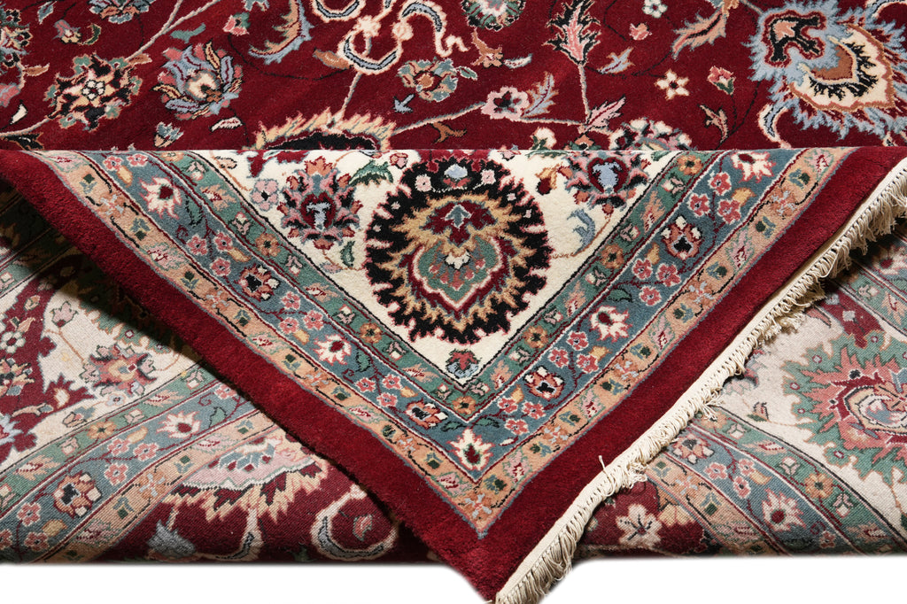 10.5 x 14.7 Quality Wool Handmade Jaipur Rug Roby Red #F-4359