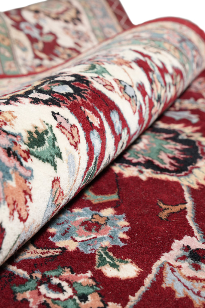 10.5 x 14.7 Quality Wool Handmade Jaipur Rug Roby Red #F-4359