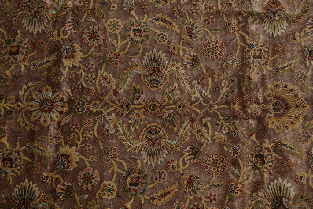 7.7 x 10 Brown Quality Handmade Rug Beautiful #PIX-804-122