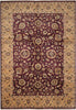 Load image into Gallery viewer, 10 x 13.8 Beautiful Quality Wool Handmade Rug Burgundy Gold #F-4360