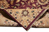 Load image into Gallery viewer, 10 x 13.8 Beautiful Quality Wool Handmade Rug Burgundy Gold #F-4360