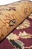 Load image into Gallery viewer, 10 x 13.8 Beautiful Quality Wool Handmade Rug Burgundy Gold #F-4360