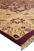 Load image into Gallery viewer, 10 x 13.8 Beautiful Quality Wool Handmade Rug Burgundy Gold #F-4360
