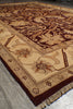 Load image into Gallery viewer, 10 x 14.6 Plum Eggplant New Agra Handmade Rug 71051
