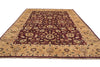 Load image into Gallery viewer, 10 x 13.8 Beautiful Quality Wool Handmade Rug Burgundy Gold #F-4360