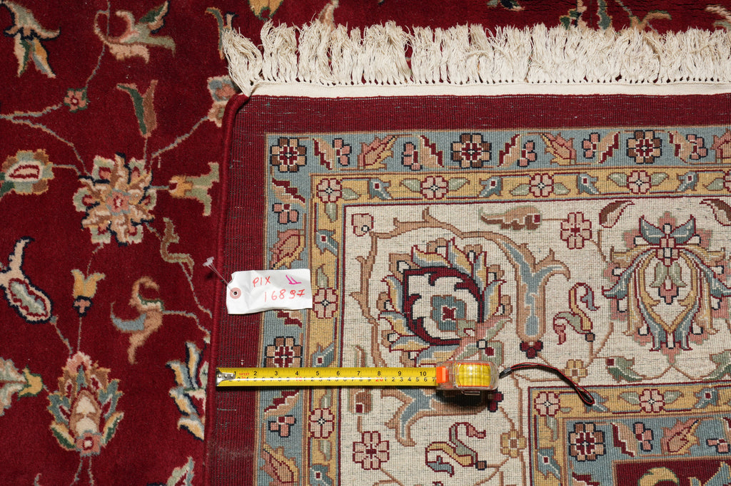 9.8 x 13 Traditional Classic Textured Mashad Rug 16897