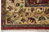 Load image into Gallery viewer, 9.8 x 14 Burgundy Gold Quality Wool Hand-knotted Jaipur Rug Dense Weave begie Dye #F-4361