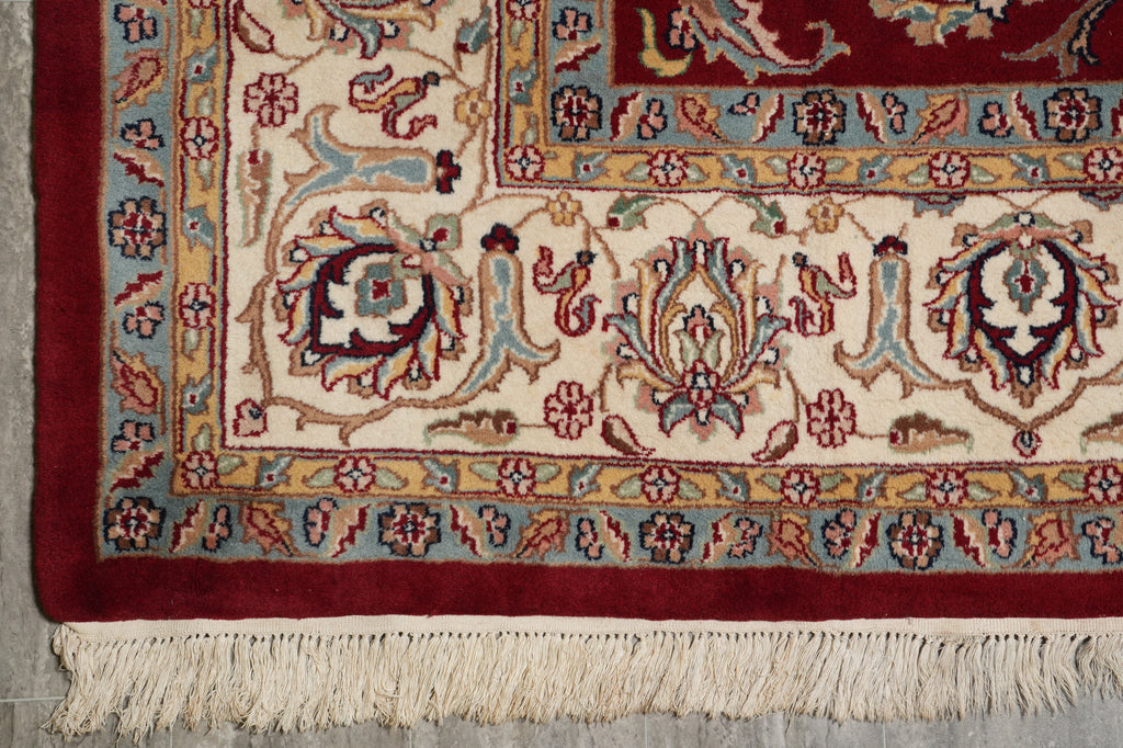 9.8 x 13 Traditional Classic Textured Mashad Rug 16897