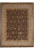 Load image into Gallery viewer, 8 x 10 High Quality Wool an Silk Dense Fine Weave Brown