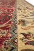 Load image into Gallery viewer, 9.8 x 14 Burgundy Gold Quality Wool Hand-knotted Jaipur Rug Dense Weave begie Dye #F-4361
