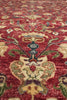 Load image into Gallery viewer, 9.8 x 14 Burgundy Gold Quality Wool Hand-knotted Jaipur Rug Dense Weave begie Dye #F-4361