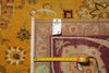Load image into Gallery viewer, 10 x 13.5 Gold Burgundy Quality Hand Knotted Oversized Oriental Agra Rug #F-5751