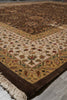 Load image into Gallery viewer, 8 x 10 High Quality Wool an Silk Dense Fine Weave Brown #PIX-804-155