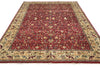 Load image into Gallery viewer, 9.8 x 14 Burgundy Gold Quality Wool Hand-knotted Jaipur Rug Dense Weave begie Dye #F-4361
