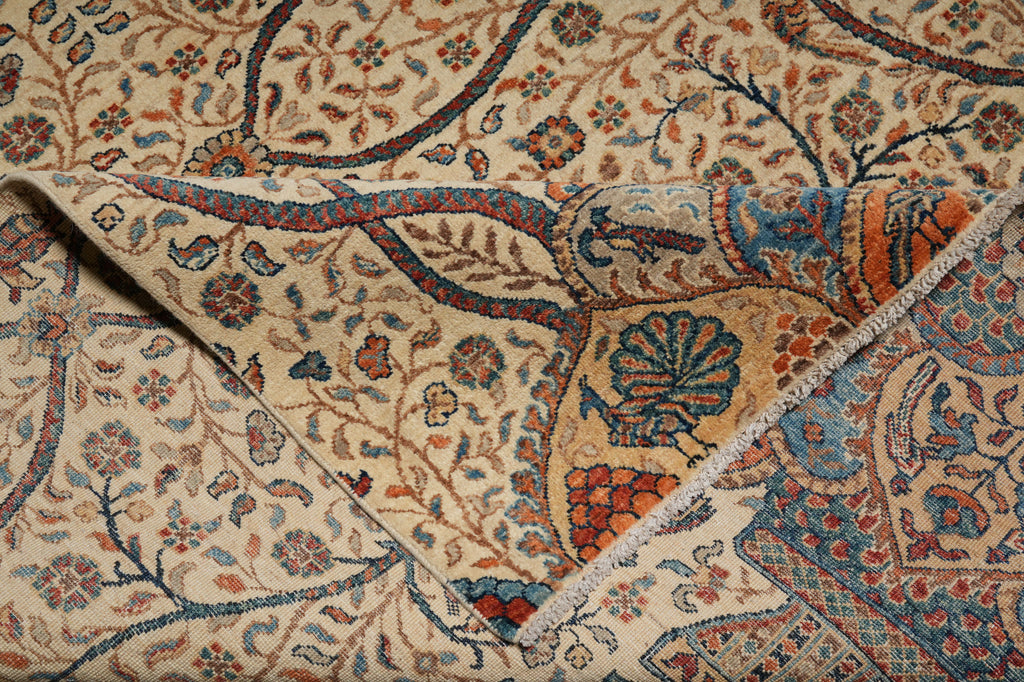 6 x 8.9 Quality Wool Super Kazak Love Peacock Rug #PIX-29396
