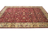 Load image into Gallery viewer, 9.8 x 14 Burgundy Gold Quality Wool Hand-knotted Jaipur Rug Dense Weave begie Dye #F-4361