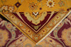 Load image into Gallery viewer, 10 x 13.5 Gold Burgundy Quality Hand Knotted Oversized Oriental Agra Rug #F-5751
