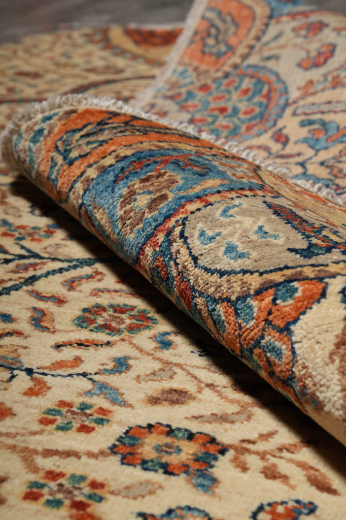 6 x 8.9 Quality Wool Super Kazak Love Peacock Rug #PIX-29396