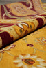 Load image into Gallery viewer, 10 x 13.5 Gold Burgundy Quality Hand Knotted Oversized Oriental Agra Rug #F-5751