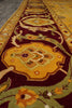 Load image into Gallery viewer, 10 x 13.5 Gold Burgundy Quality Hand Knotted Oversized Oriental Agra Rug #F-5751