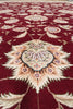 Load image into Gallery viewer, 9.9 x 13.11 Quality Wool And Silk Hand-Knotted Rug Ruby Red Ivory #F-4362