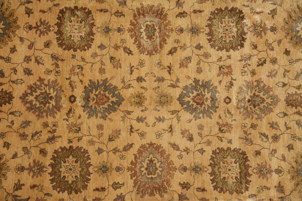 8 x 10 New Handmade Oushak Rug Gold #PIX-26280