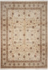 Load image into Gallery viewer, 9.9 x 13.9 High Quality Wool And Silk Handmade Rug Ivory #F-4363