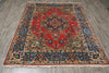 Load image into Gallery viewer, 6.6 x 8.6 Pearl Orange Fine Quality Persian Kashan Rug LA-52463