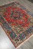 Load image into Gallery viewer, 6.6 x 8.6 Pearl Orange Fine Quality Persian Kashan Rug LA-52463