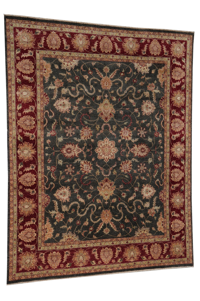 8 x 10 Green Handmade Jaipur Rug