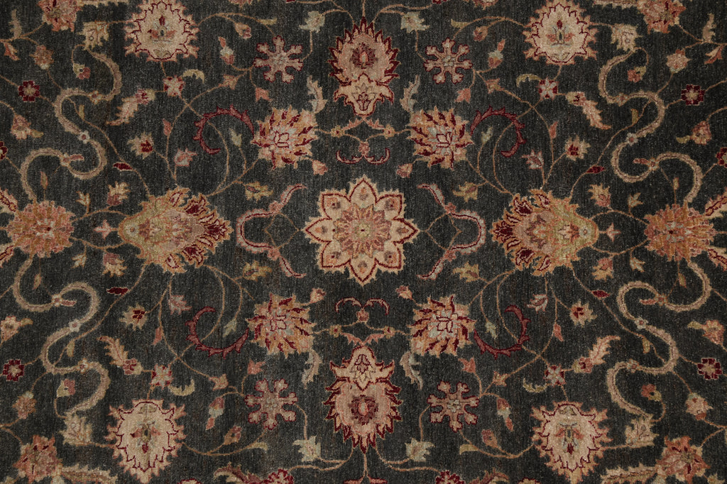 8 x 10 Green Handmade Jaipur Rug #PIX-8264