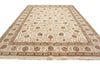 Load image into Gallery viewer, 9.9 x 13.9 High Quality Wool And Silk Handmade Rug Ivory #F-4363