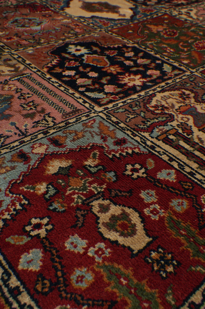 6.8 x 7.3 Square Garden Bakhtiar Rug Multi Colors #PIX-23601