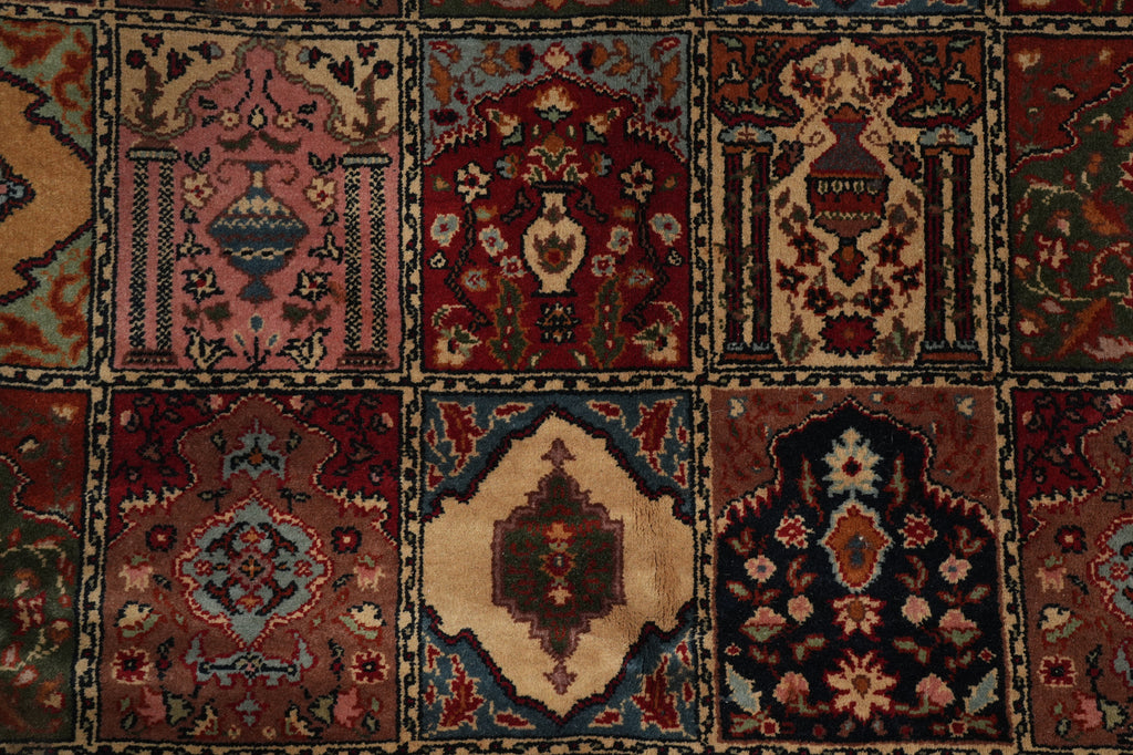 6.8 x 7.3 Square Garden Bakhtiar Rug Multi Colors #PIX-23601