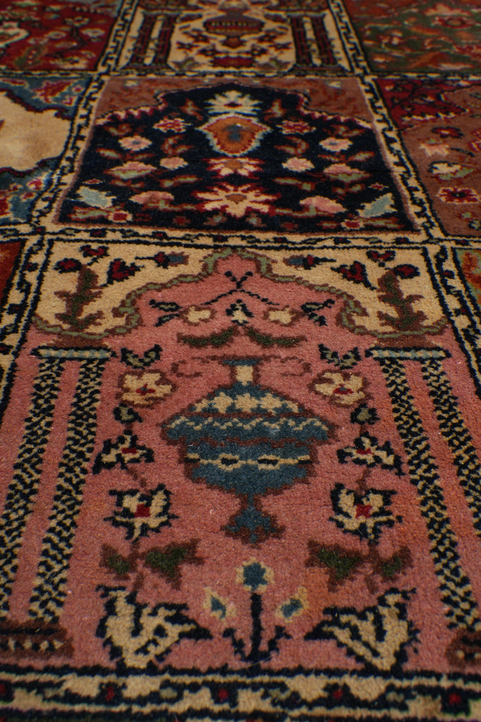 6.8 x 7.3 Square Garden Bakhtiar Rug Multi Colors #PIX-23601