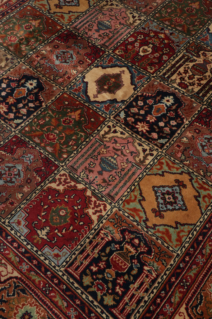 6.8 x 7.3 Square Garden Bakhtiar Rug Multi Colors #PIX-23601